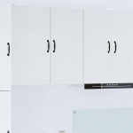 K&ouml;&ouml;gikapp riiuliga valge 40 x 31 x 80 cm tehispuit