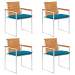 Aiatoolid istmepatjadega, 4 tk, akaatsiapuit