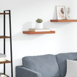 Seinariiul seinale kinnitatav punane 50 x 23 x 4 cm tehispuit