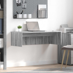 Seinale kinnitatud laud hall sonoma 100 x 45 x 30 cm tehispuit