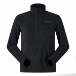 BERGHAUS Prism Half Zip Polartec&reg; Fleece - men's fleece sweatshirt, size L (black)