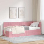 Nurgavoodi raam koos madratsiga peaga 2 pcs hall samet