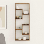 Seinariiul, suitsutatud tamm, 36 x 16 x 90 cm, tehispuit