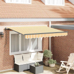 K&auml;igukohandatav varikatus kollane 250 x 200 cm kangas