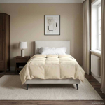 T&auml;ispika aasta tekk rapistatud cream 140 x 220 cm mikrokiud