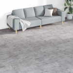 P&otilde;randaplaadid 18 pcs tsemendi pruun 5,26 m&sup2; pvc