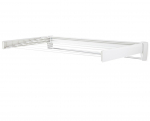 Leifheit 83100 laundry drying rack/line Wall-mounted rack White