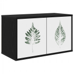 Seinale paigaldatav tv kapp hanau 69 x 33 x 40 cm must tamm