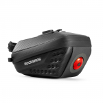 Rockbros C59 Hard Shell Saddle Bag with 250mAh Light - Black