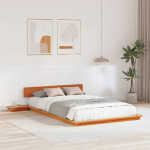 Voodi raam pruun 120 x 190 cm puit