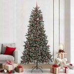 Tehisj&otilde;ulupuu roheline 240 cm pvc, plastikk ja teras