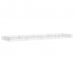 Gabioon-taimelava, tsingitud teras, 400 x 100 x 20 cm