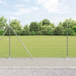 Karjamaa-aed h&otilde;bedane 25 x 1.6 m tsingitud teras