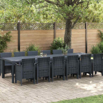 Aia s&ouml;&ouml;gilaudade komplekt 13 pcs antratsiit polt rattan