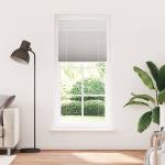 Plisseeritud ruloo helehall 95x200 cm kanga laius 94,4 cm