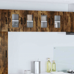 Seinakapp k&ouml;&ouml;ki suitsetatud tamm 60 x 31 x 40 cm tehispuit