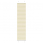 Volditud ruloo kreemikasvalge 50 x 200 cm kangast laius 49,4 cm pol&uuml;ester