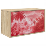 Seinale paigaldatav tv kapp aachen 69 x 33 x 40 cm sonoma tamm