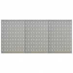 Seinale paigaldatav pulkadega paneel, 3 tk, 40 x 58 cm, teras