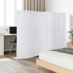 Ruumijagaja, bambus, valge 250 x 165 cm
