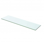 Klaasist riiuliplaat 60 x 12 cm l&auml;bipaistev