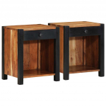 &Ouml;&ouml;lambi kapp 2 pcs pruun 40 x 35 x 50 cm tugev akaatsiapuit