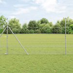 Karjamaa-aed h&otilde;bedane 50 x 1.5 m tsingitud teras