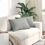 Diivanipadjad 2 pcs helehall 60 x 40 cm kangas