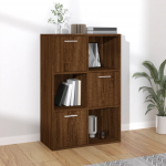 Hoiukapp, pruun tamm, 60 x 29,5 x 90 cm, puitlaastplaat