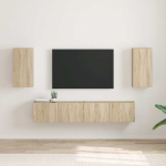 Tv seina kapp 2 pcs sonoma 30 x 31 x 60 cm tehispuit