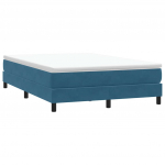 Box vedruvoodi ilma madratsita tumesinine 160x210 cm samet