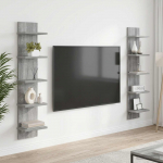 Seinariiul 2 pcs hall sonoma 22 x 15 x 100 cm tehispuit