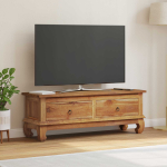 Telerialus sahtliga neutraalne 110 x 35 x 40 cm tugev teakpuit