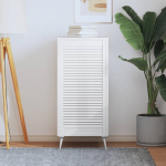 Kapiuksed, v&otilde;rega disain valge 99,3x49,4 cm m&auml;nnipuit