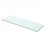 Klaasist riiuliplaat 60 x 15 cm l&auml;bipaistev