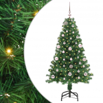 Tehisj&otilde;ulupuu roheline 150 cm pvc ja teras ja plast