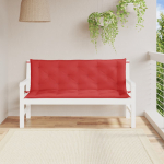 Aiapingi istmepadjad 2 tk, punane, 150x50x7 cm, oxford-kangas