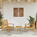 Aia tugitoolid 2 tk, 66,5 x 65 x 81 cm, akaatsiapuit