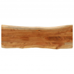 Naturaalsete servadega lauaplaat, 140x40x3,8 cm, akaatsiapuit