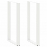 Baarilaua jalad u-kujulised, 2 tk, valged, 60 x (110-111) cm, teras
