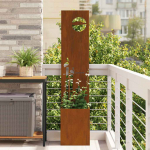 Aia privaatsuse kate rooste 32 x 140 cm kulunud teras