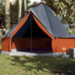 Peretelk 10 inimesele, tipi, hall ja oranž, veekindel