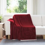Pleedi pleed bordeaux punane 150 x 200 cm fliis