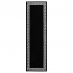 Bcf vaipkate, must, motiiviga, 60 x 200 cm