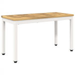 Aiapink 80,5 x 35 x 45 cm tugev akatsiapuu valge ristk&uuml;lik