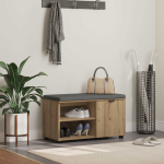 Jalan&otilde;upink padjaga artisan tamm 80 x 38 x 46 cm tehispuit