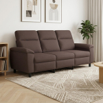 Diivan tume pruun 214 x 90 x 95 cm kangas