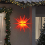 J&otilde;ulutuli led-valgustusega, kokkupandav, punane, 100 cm