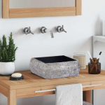 Valamu, must, 30x30x13 cm, marmor