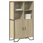 K&otilde;rge kapp sonoma tamm, 79,5x35,5x137,5 cm, tehispuit